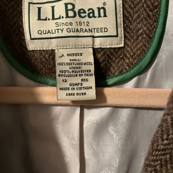 L.L. Bean Women's wool Blazer size M - Picture 4 of 6